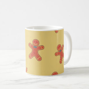 Gingerbread-Mann-Muster Kaffeetasse