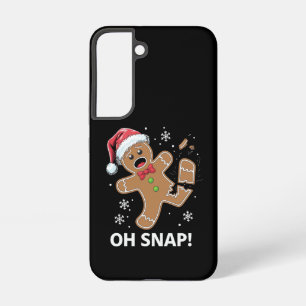 Gingerbread-Mann Oh Snap Weihnachten Lustiger Keks Samsung Galaxy Hülle