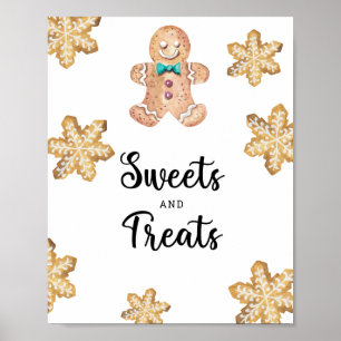 Gingerbread-Mann - Süßigkeiten und Leckereien Baby Poster