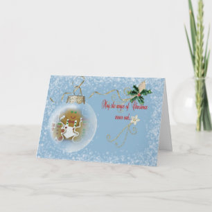 Gingerbread Mann Weihnachtsdekoration Feiertagskarte