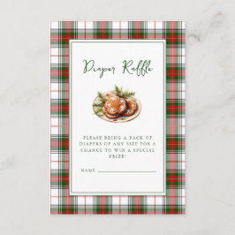 Gingerbread Mann Weihnachtsdusche Begleitkarte