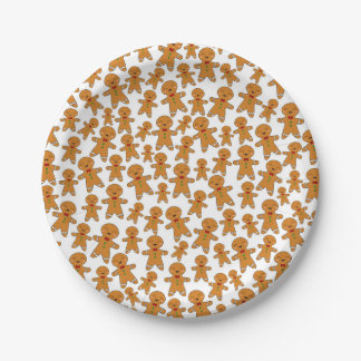 Gingerbread-Männer Pappteller