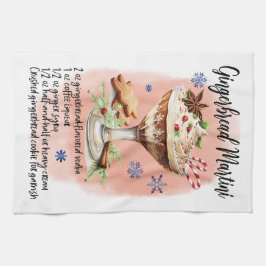 Gingerbread Martini Rezept Weihnachtsrezeptur Geschirrtuch