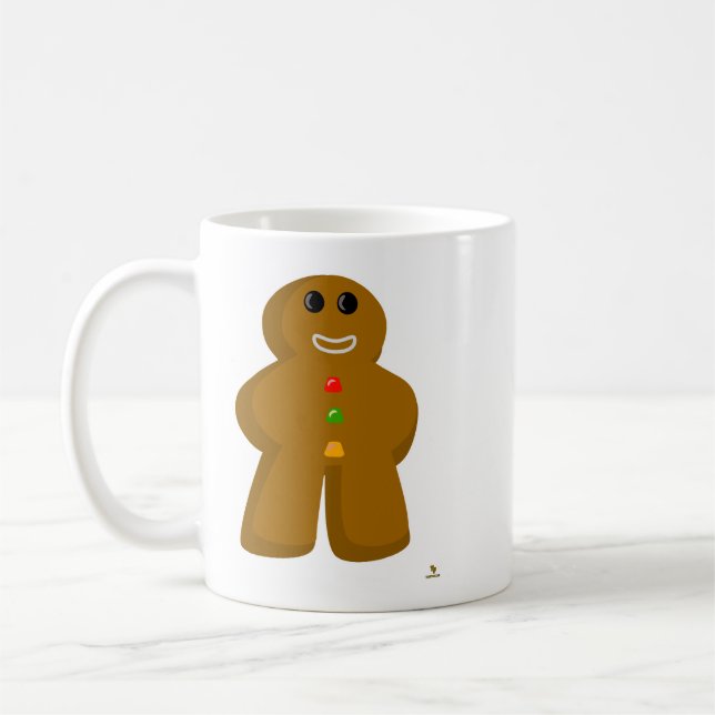 Gingerbread Meeple Game Holiday Art Joy Kaffeetasse (Links)