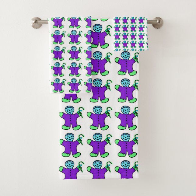 Gingerbread Men Badhandtuch Set (Insitu)