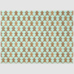 Gingerbread Men Christmas Pattern Seidenpapier<br><div class="desc">Festisch dekorierte Lebkuchenmänner kreieren ein süßes Muster für Weihnachtsgeschenke. Hier auf Geschenkpapier mit einer wechselbaren,  minzgrünen Hintergrundfarbe dargestellt. Sie können Ihre Lieblingsfarbe auswählen und die Größe des Musters anpassen. Diese Lebkuchenmänner wären ideal,  um Leckereien für den Urlaub zu verpacken,  zu dekorieren und Geschenktaschen hinzuzufügen.</div>
