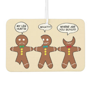 Gingerbread Men My Leg tut weh Autolufterfrischer