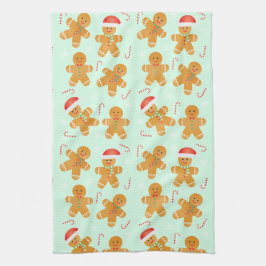 Gingerbread Men Pattern Geschirrtuch