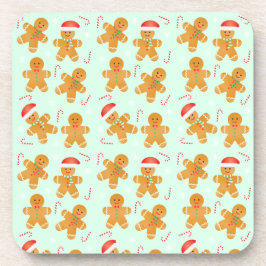 Gingerbread Men Pattern Getränkeuntersetzer