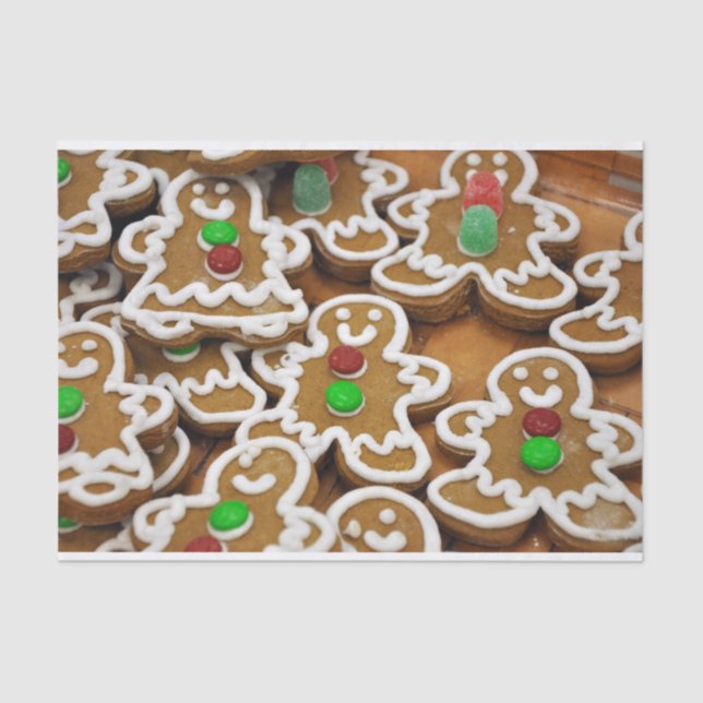 Gingerbread Men Seidenpapier (Vorderseite)