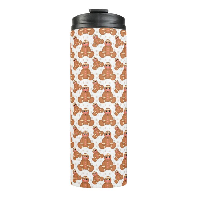 Gingerbread Men Thermosbecher (Vorderseite)