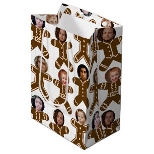 Gingerbread People Friends and Family Holiday Mittlere Geschenktüte