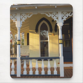 Gingerbread Porch Glow - Martha's Vineyard Mousepad