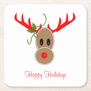 Gingerbread Reindeer Untersetzer