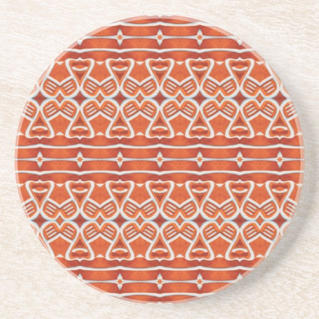 GINGERBREAD Round Sandstone Untersetzer (Vorne)