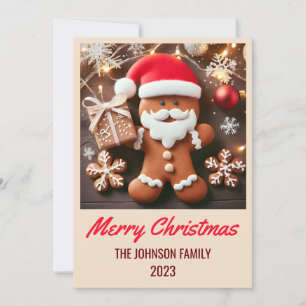 Gingerbread Santa Claus - Frohe Weihnachten