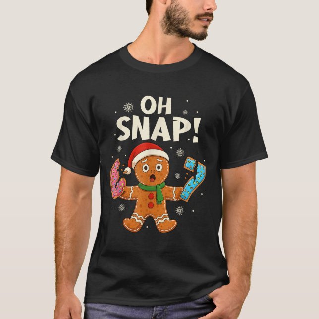 Gingerbread Six Seven 67 Bruh 6 7 Christmas Girl B T-Shirt (Vorderseite)