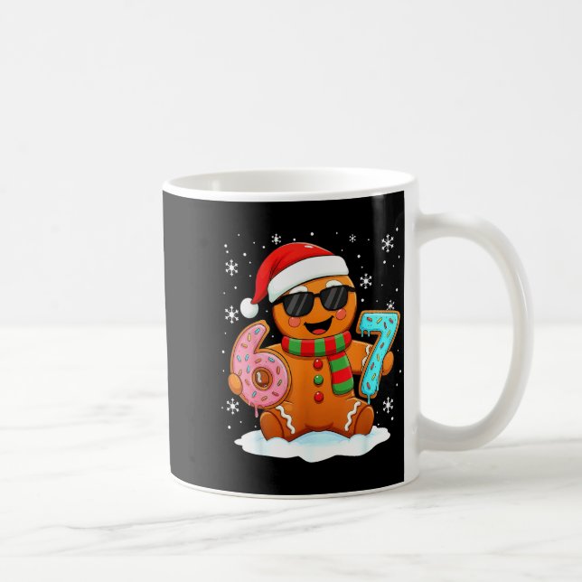 Gingerbread Six Seven Bruh Funny Christmas Meme Si Kaffeetasse (Rechts)
