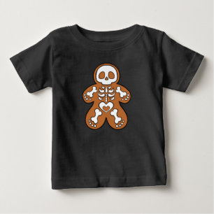 Gingerbread Skeleton Man Baby T-shirt