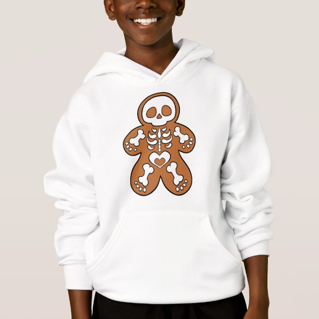 Gingerbread Skeleton Man Hoodie (Vorderseite)