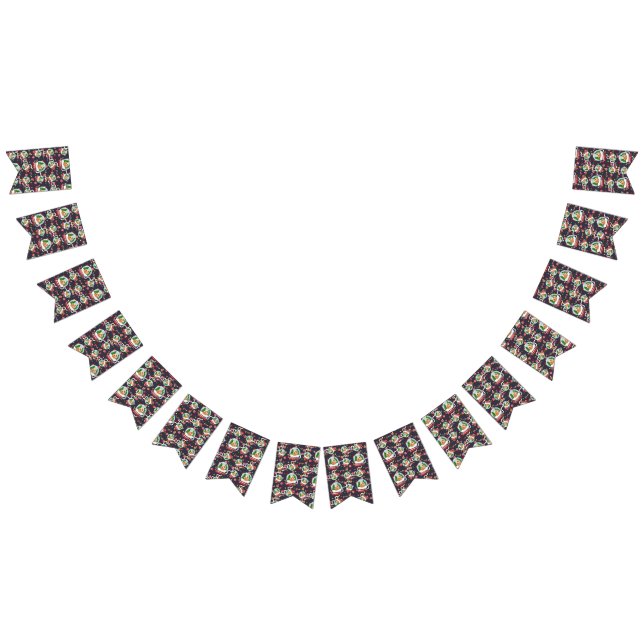 Gingerbread Snow Globes Wimpelkette (Alle)