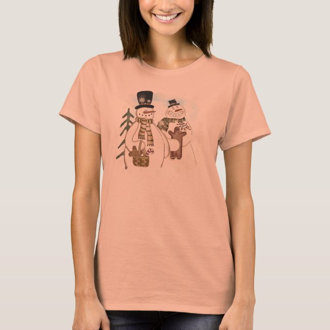 GINGERBREAD SNOWMAN T-Shirt (Vorderseite)