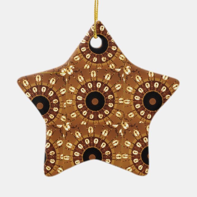 'Gingerbread' Star Ornament (Vorne)