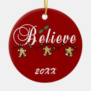 Gingerbread String Glaube Keepake Ornament