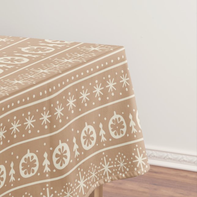 Gingerbread Stripe Tischdecke (Beispiel)