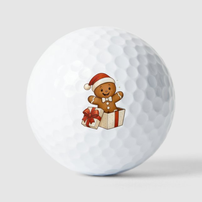Gingerbread Surprise! Golfball (Vorderseite)
