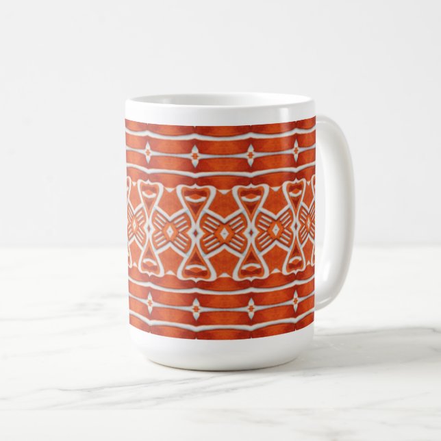 GINGERBREAD Tall White Tasse (VorderseiteRechts)