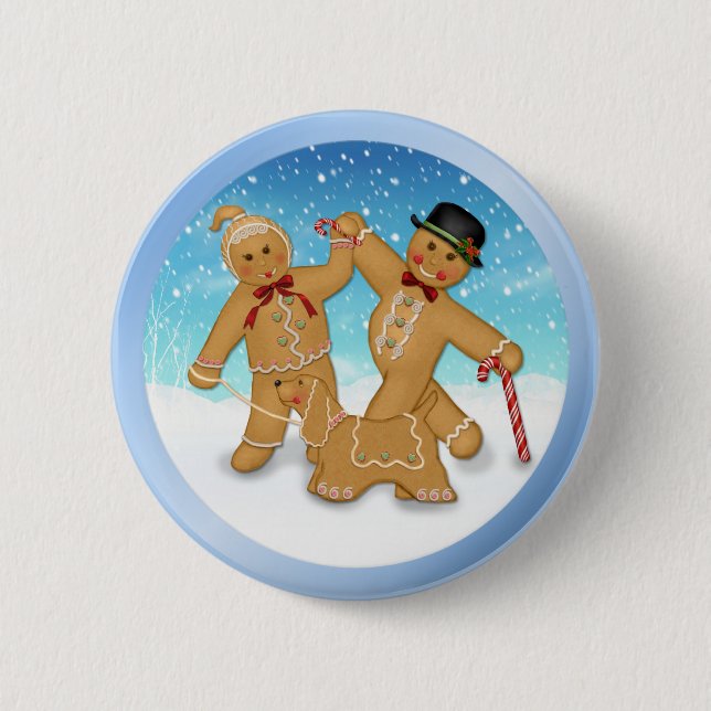 Gingerbread Trio Button (Vorderseite)