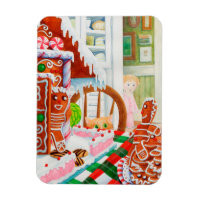 GINGERBREAD ÜBERRASCHUNG 3x4 Flexible Magnet