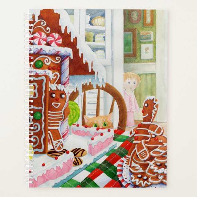GINGERBREAD ÜBERRASCHUNG 8.5x11 Planerkalender Planer (Vorderseite)