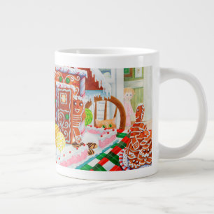 GINGERBREAD ÜBERRASCHUNG Große weiße Tasse