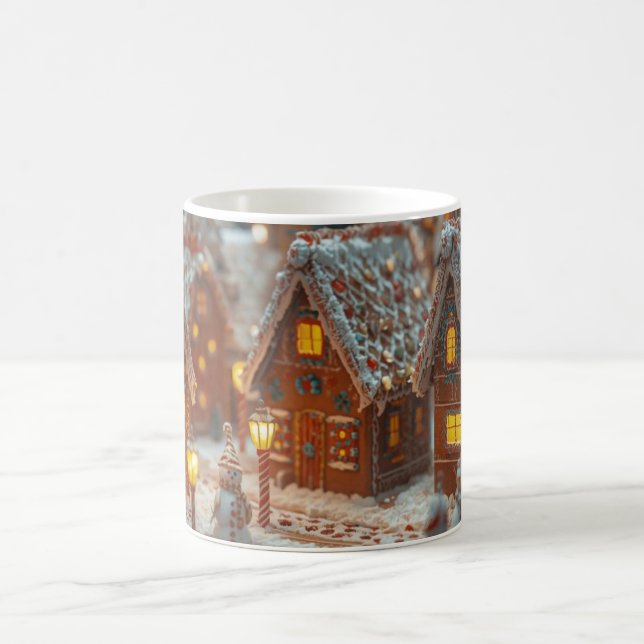 “Gingerbread Village Glow Mug” Kaffeetasse (Mittel)