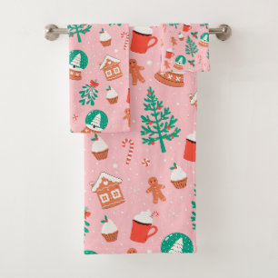 Gingerbread Weihnachten  Badhandtuch Set