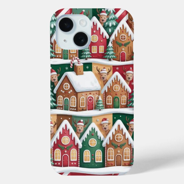 Gingerbread Weihnachten iPhone / iPad Fall Case-Mate iPhone Hülle (Rückseite)