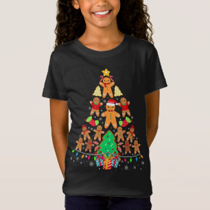 Gingerbread Weihnachtsbaum Xmas PJs Pajamas T-Shirt