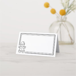 Gingerbread Woman Platzkarte