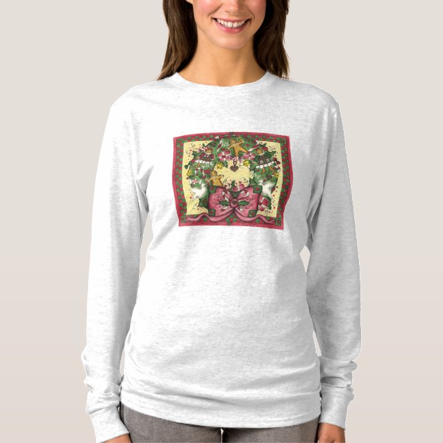 Gingerbread Wreath Shirt (Vorderseite)
