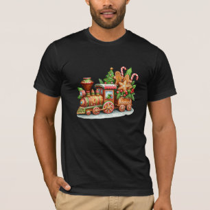 Gingerbread Zug Holiday Männer T - Shirt