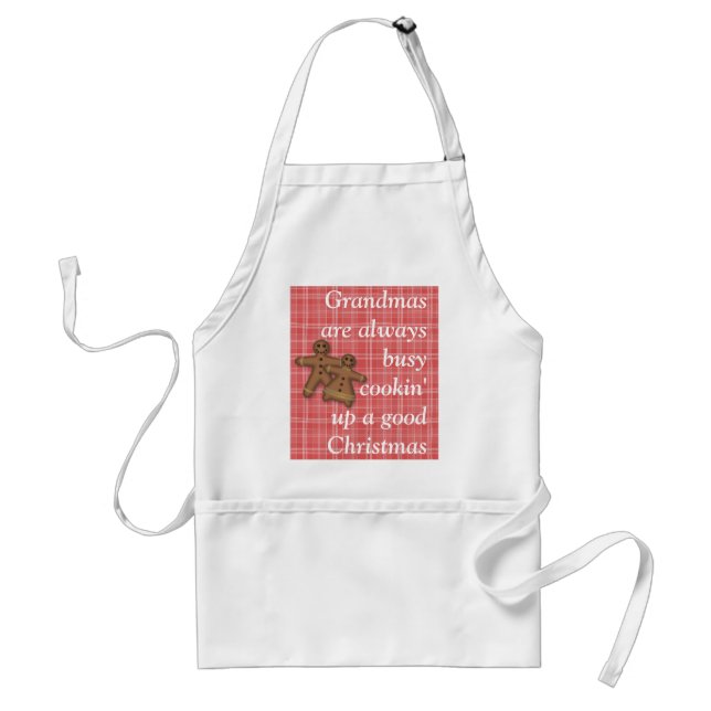 GingerbreadCoupleApron-fertigen Sie besonders an Schürze (Vorne)