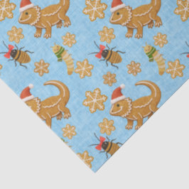 Gingerbrei Barted Dragon Weihnachten Seidenpapier