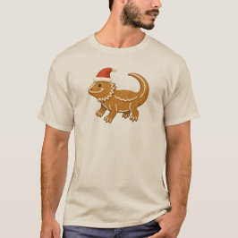 Gingerbrei Barted Dragon Weihnachten T-Shirt
