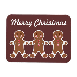 Gingerbrei Christmas Magnet