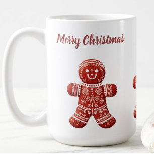 Gingerbrei Cookie Tasse Benutzerdefinierter Text
