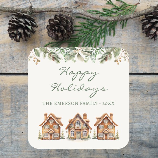 Gingerbrei Holiday Sticker (Gingerbread Holiday Sticker
)