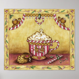 Gingerbrei-Kaffeeposter Poster
