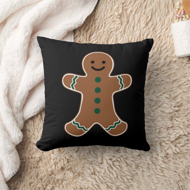 Gingerbrei Man Body Kostüm für Weihnachten Kissen (Decke)